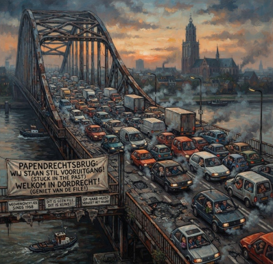 werk aan de dortse brug 